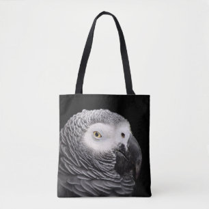 Bolsa Tote Papagaio do cinza africano