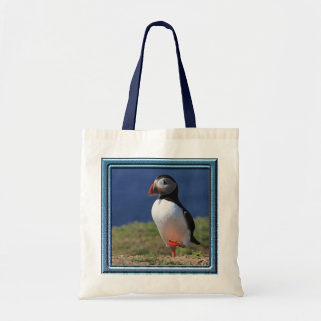 Bolsa Tote Papagaio-do-mar da ilha de Skomer (Frente)