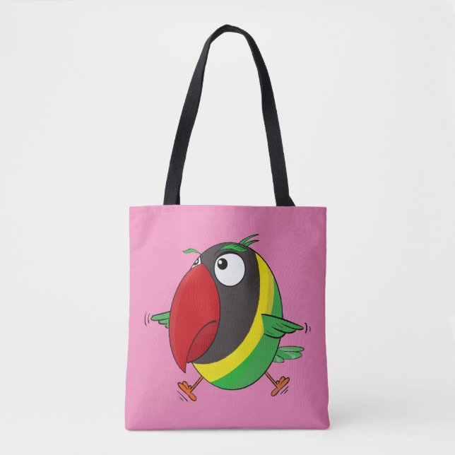 Bolsa Tote Papagaio-do-pássaro (Frente)