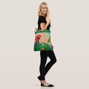 Bolsa Tote Papagaio Tropical