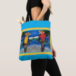 Bolsa Tote Papagaios de Festa