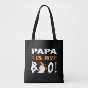 Bolsa Tote Papai É Meu Boo Feliz Dia das Bruxas