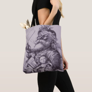 Bolsa Tote Papai Noel