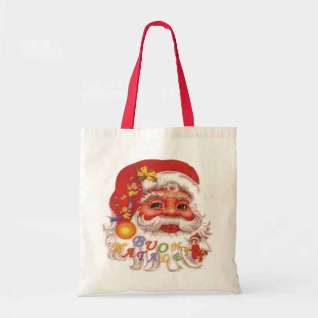 Bolsa Tote Papai Noel (Frente)