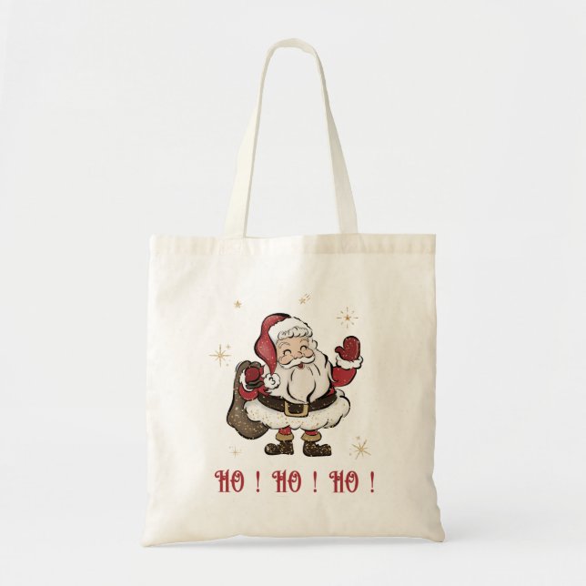 Bolsa Tote Papai Noel (Frente)