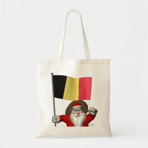 Bolsa Tote Papai Noel Com Alferes Da Bélgica