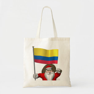 Bolsa Tote Papai Noel Com Alferes Da Colômbia