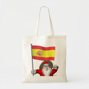 Bolsa Tote Papai Noel Com Espanha