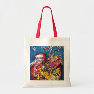 Bolsa Tote Papai noel com presentes