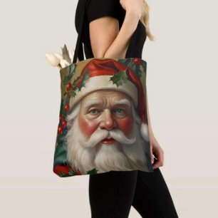 Bolsa Tote Papai Noel Com Visco