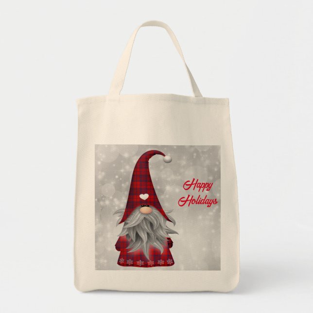 Bolsa Tote Papai Noel do Natal         (Frente)