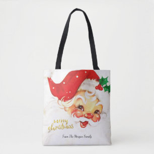 Bolsa Tote Papai Noel Feliz Natal