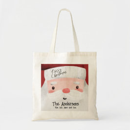 Bolsa Tote Papai Noel Personalizado Feliz Natal