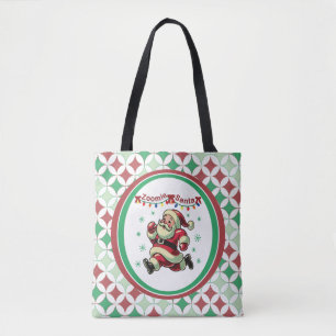 Bolsa Tote Papai Noel Zoomie de Natal