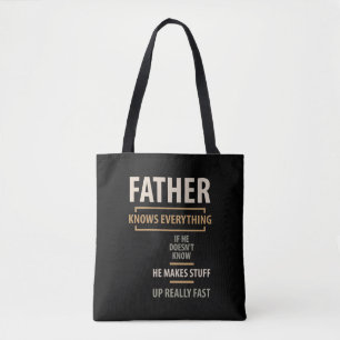 Bolsa Tote Papai sabe de tudo, padre e vovô presentes
