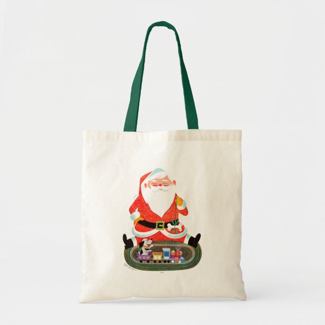 Bolsa Tote Papais noeis com comboio (Frente)