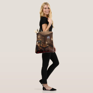 Bolsa Tote Papais noeis Cozy Nook