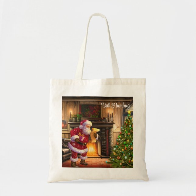 Bolsa Tote Papais noeis de Natal (Frente)