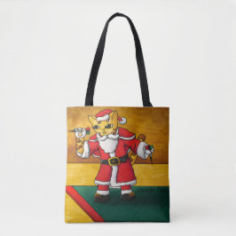 Bolsa Tote Papais noeis de Natal - Dardos Cat