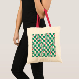 Bolsa Tote Papais noeis de pinguim bonitos festa de árvore de