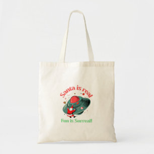 Bolsa Tote Papais noeis É Muito Divertido É Surreal