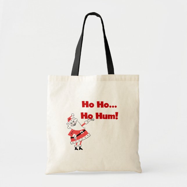 Bolsa Tote Papais noeis e presentes de ho ho ho (Frente)