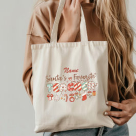 Bolsa Tote Papais noeis Favoritos do Professor Natal