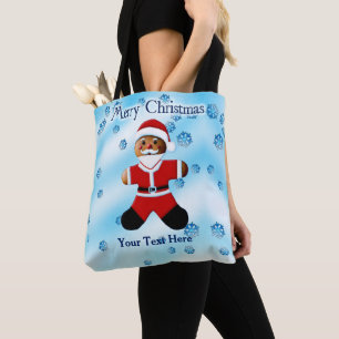 Bolsa Tote Papais noeis Gingerpão - Feliz Natal