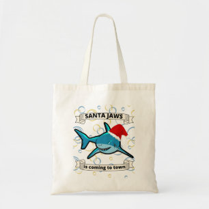 Bolsa Tote PAPAIS NOEIS JAWS ESTÁ CHEGANDO AO tubarão de na
