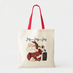 Bolsa Tote Papais noeis Joy T-shirts e presentes