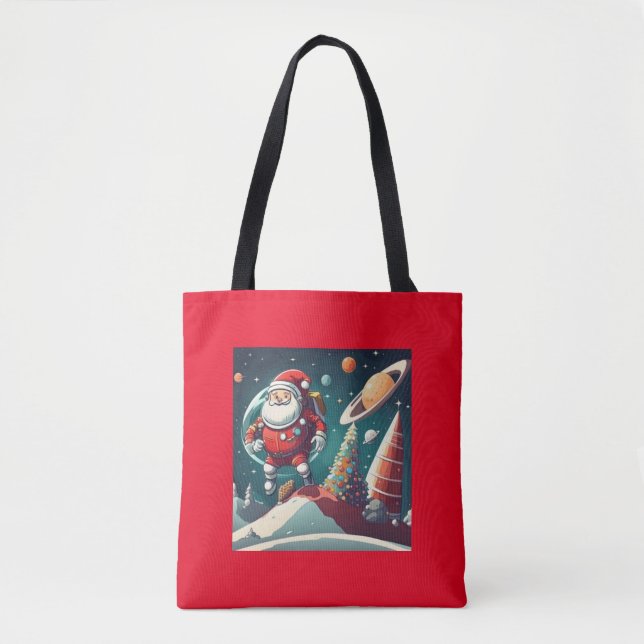 Bolsa Tote Papais noeis no espaço (Frente)