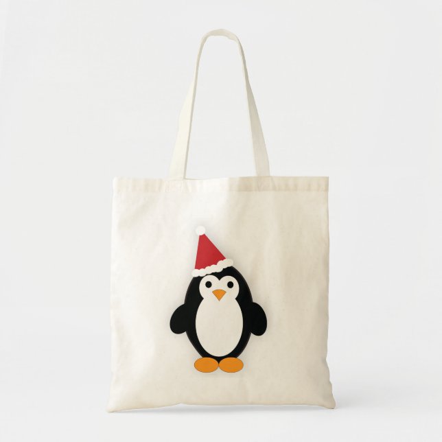 Bolsa Tote Papais noeis Pinguim (Frente)