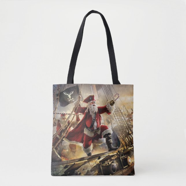 Bolsa Tote Papais noeis piratas (Frente)