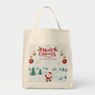 Bolsa Tote papais noeis Saco de Tote para o Natal
