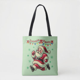 Bolsa Tote Papais noeis Zoomie Natal