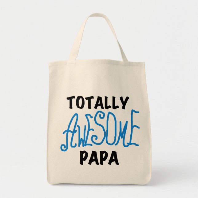 Bolsa Tote Papas, camisetas e presentes, totalmente incríveis (Frente)