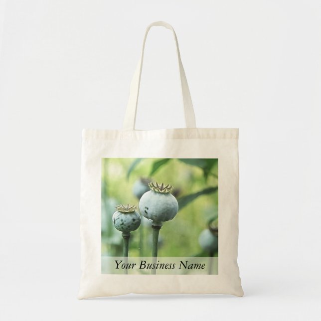 Bolsa Tote Papaver - cabeças da semente do somniferum (Frente)