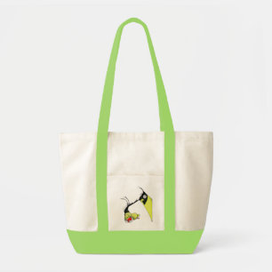 Bolsa Tote Papéis diários 017 do monstro