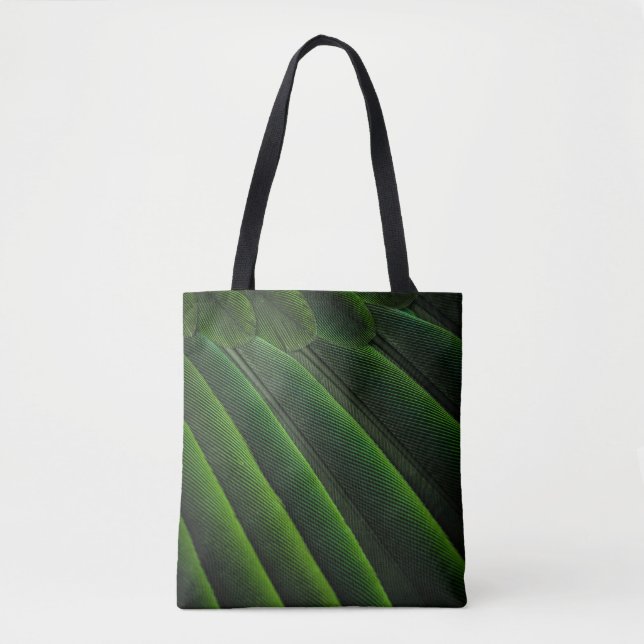 Bolsa Tote Papel de parede 3D verde (Frente)