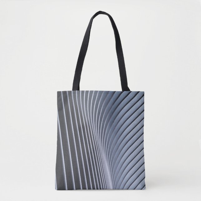 Bolsa Tote Papel de parede digital cinza (Frente)