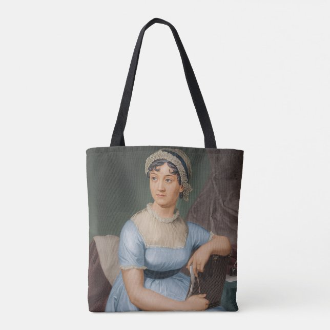 Bolsa Tote Papel de Parede Jane Austen (Verso)