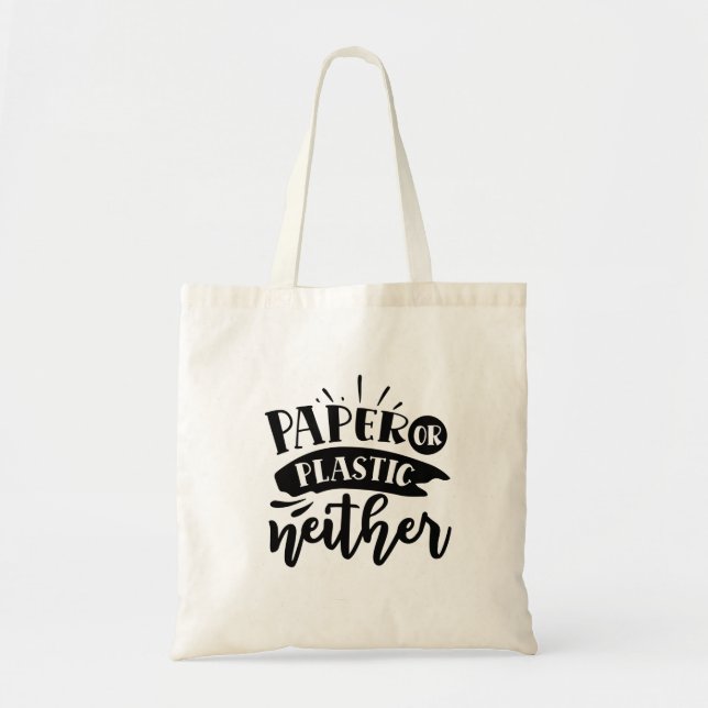 Bolsa Tote Papel ou plástico... Nenhum (Frente)