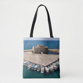 Bolsa Tote Paphos Harbor e Castle - Foto original