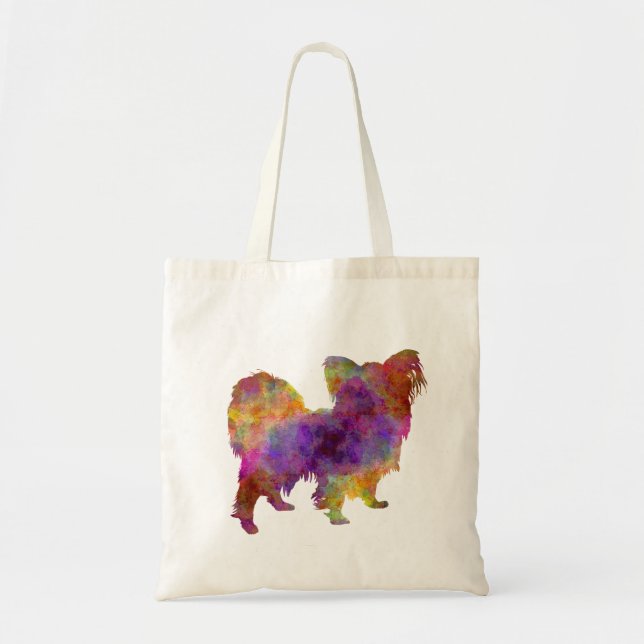 Bolsa Tote Papillon na aquarela (Frente)