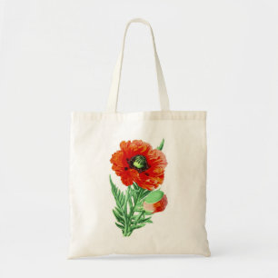 Bolsa Tote Papoila vermelha