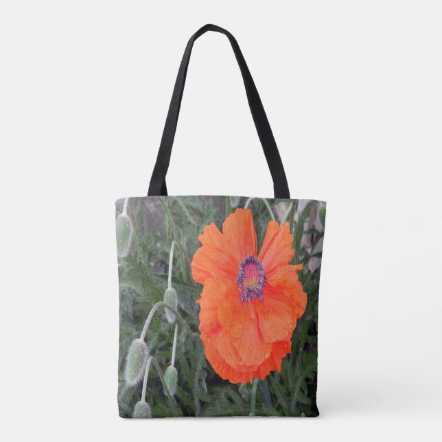 Bolsa Tote Papoula Chinesa.... (Verso)