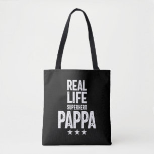 Bolsa Tote Pappa, super-herói da vida real Padre Presente