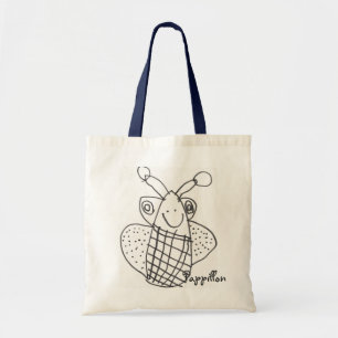 Bolsa Tote Pappillon - desenho infantil