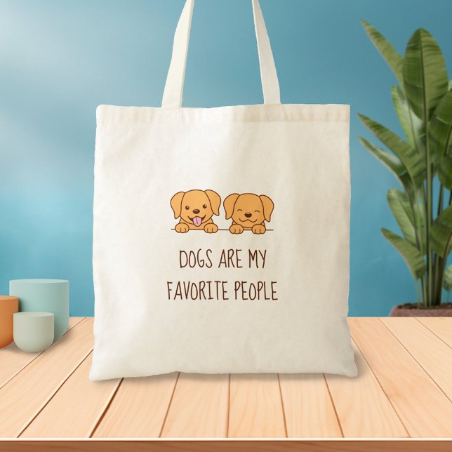 Bolsa Tote Par de Cães Labradores Cutes, Pionando acima da Co (Criador carregado)