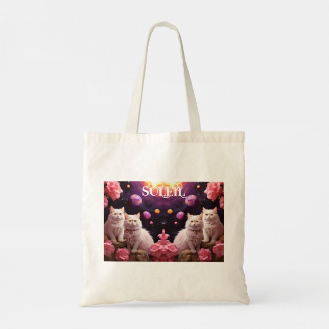 Bolsa Tote para amantes de gatos (Verso)